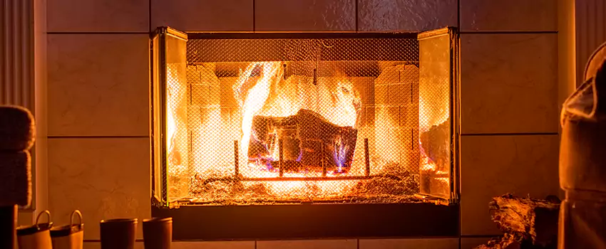 Mendota Hearth Landscape Fireplace Installation in Ansonia, Connecticut