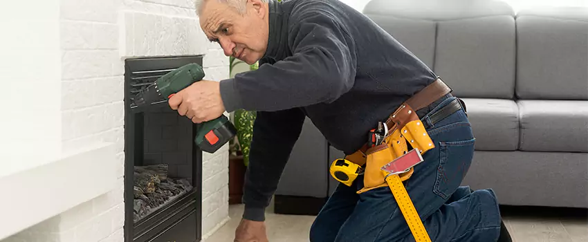 New Indoor Fireplace Installation in Ansonia, Connecticut